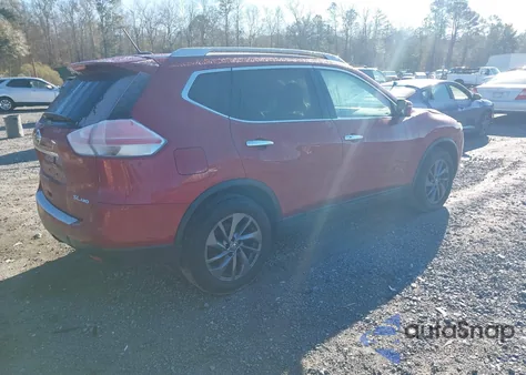 2016 Nissan Rogue Sl z USA, uszkodzony, nr VIN 5N1AT2MV7GC775705